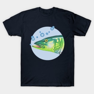 Northern Pike - Fish :: Sea Creatures T-Shirt